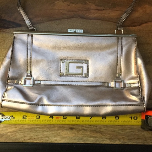 Guess Metallic Bronze Clutch purse - Picture 7 of 8